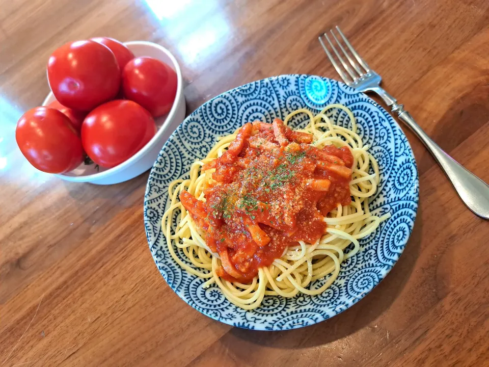 Snapdishの料理写真:トマトパスタ|m aさん