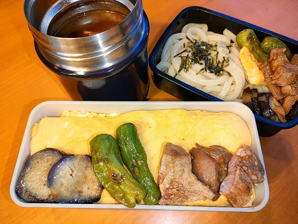 Snapdishの料理写真:次男・私弁当|tamagomagomagoさん