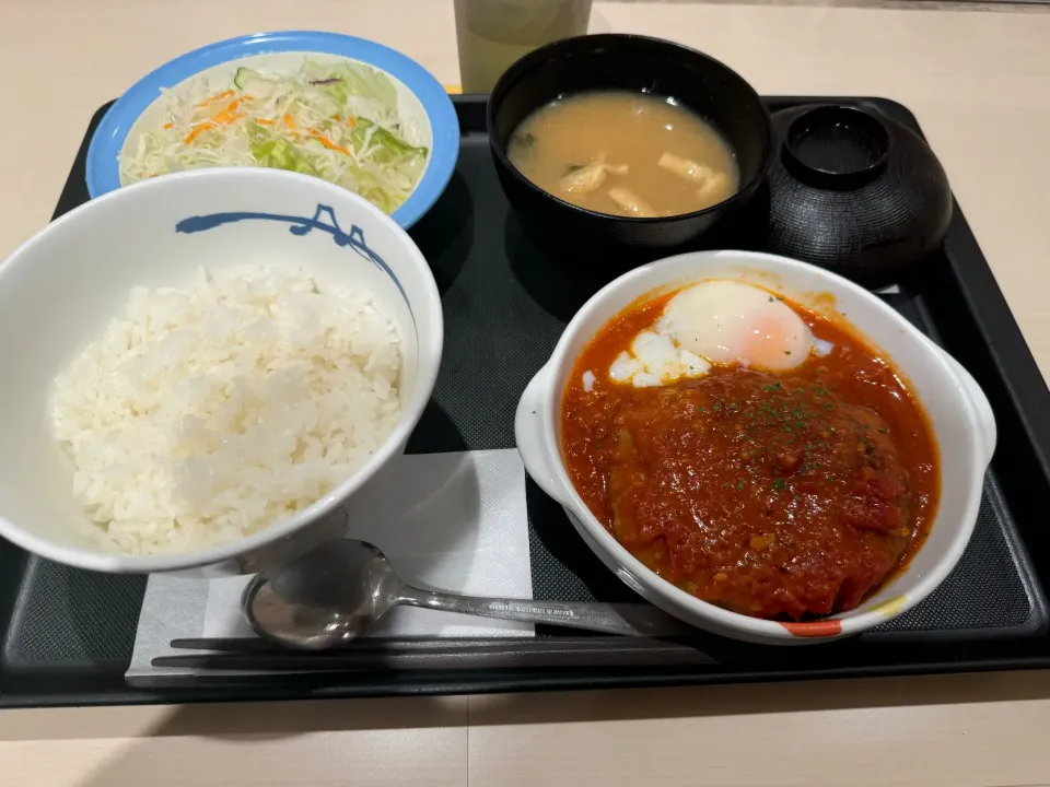 うまトマハンバーグ定食|tkeakirさん