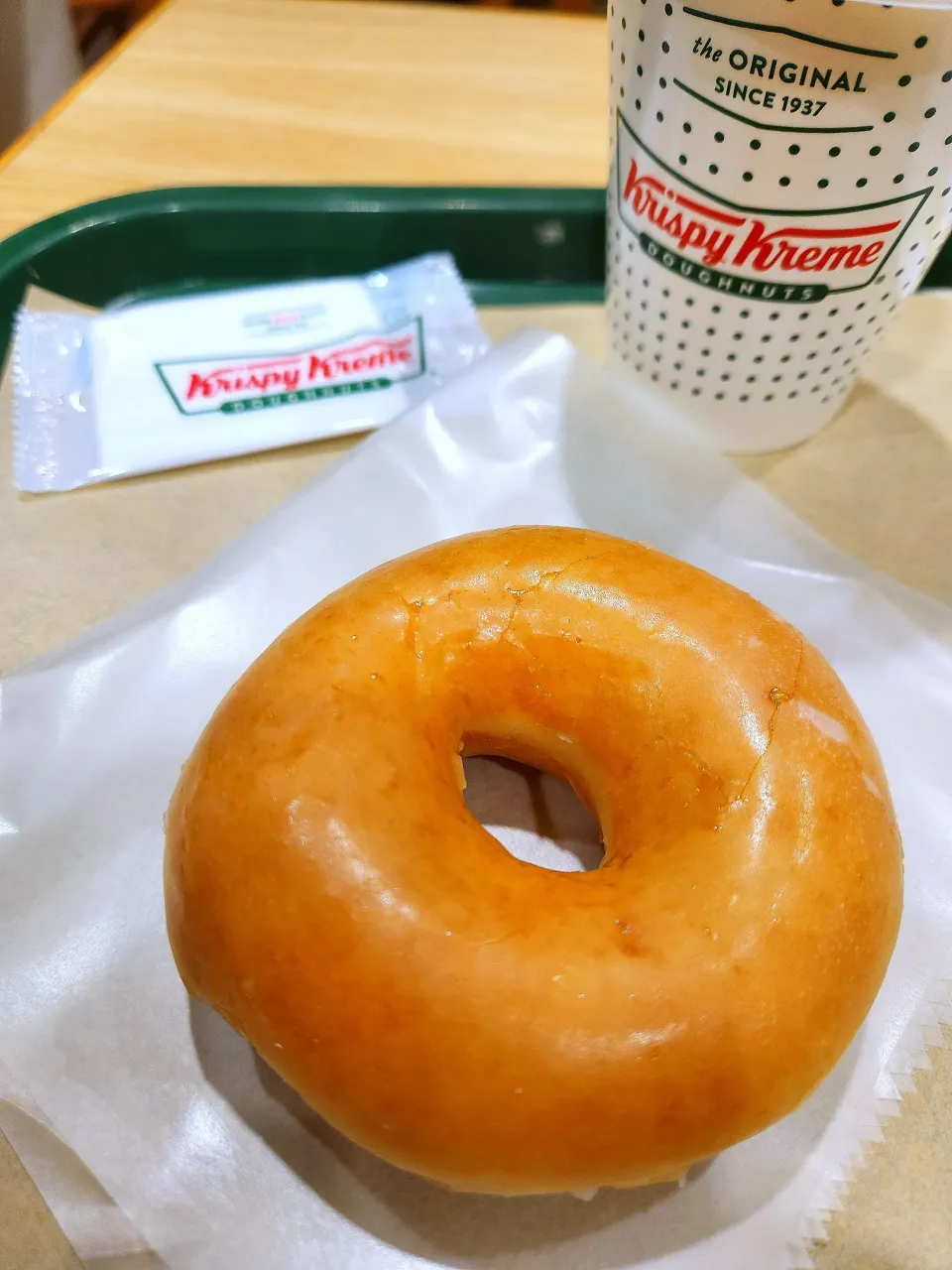 Snapdishの料理写真:🔷モーニング🌄🍴ドリンク頼むと🍩付いてくるお得感🔷|@きなこさん