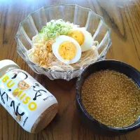 つぶみそそうめんつけ麺