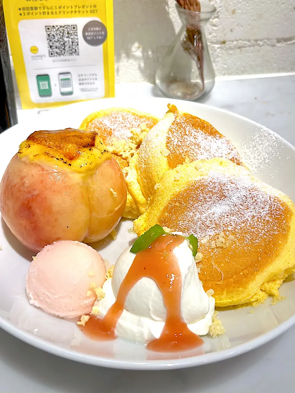 Snapdishの料理写真:おやつはパンケーキ|MAKIさん