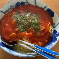 Snapdishの料理写真:トマトソースパスタ|とこさん