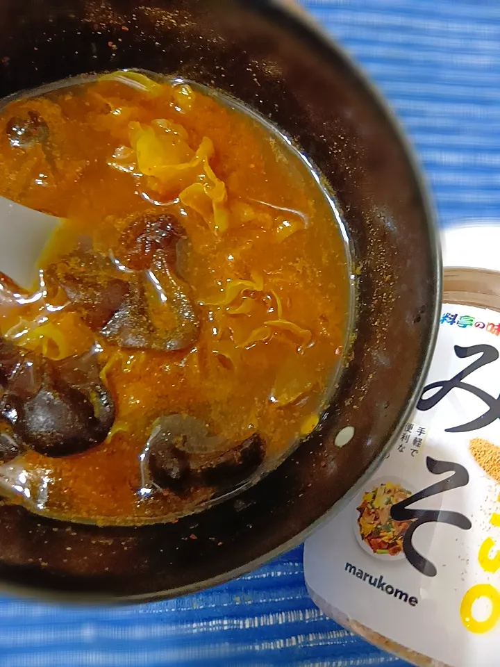 つぶみそのコクで木耳カレースープ|setuさん