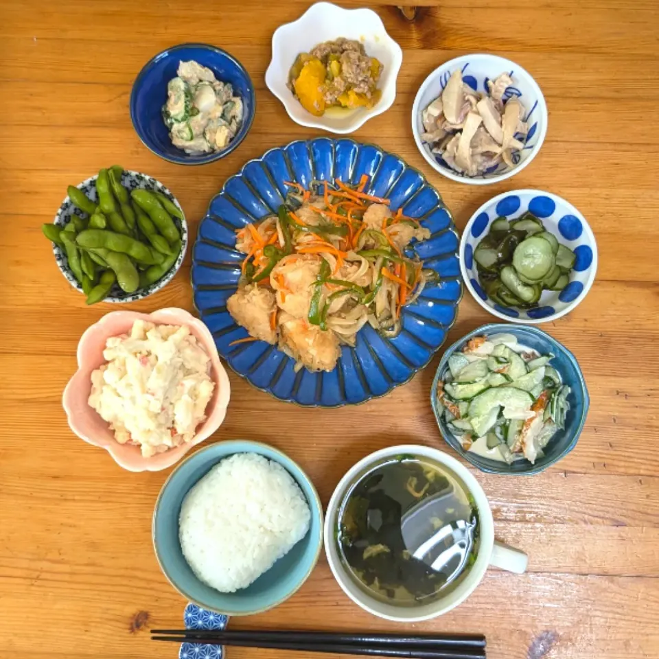 晩ごはん🥢南蛮ダレチキン|まゆめろさん