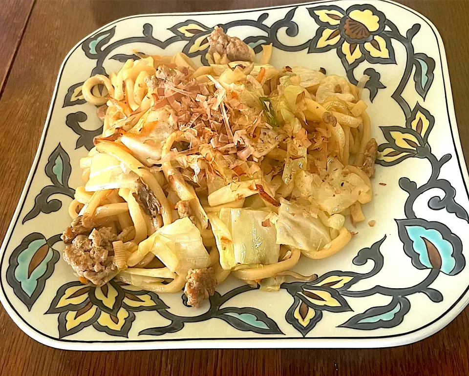 ブランチ♯焼うどん|小松菜さん