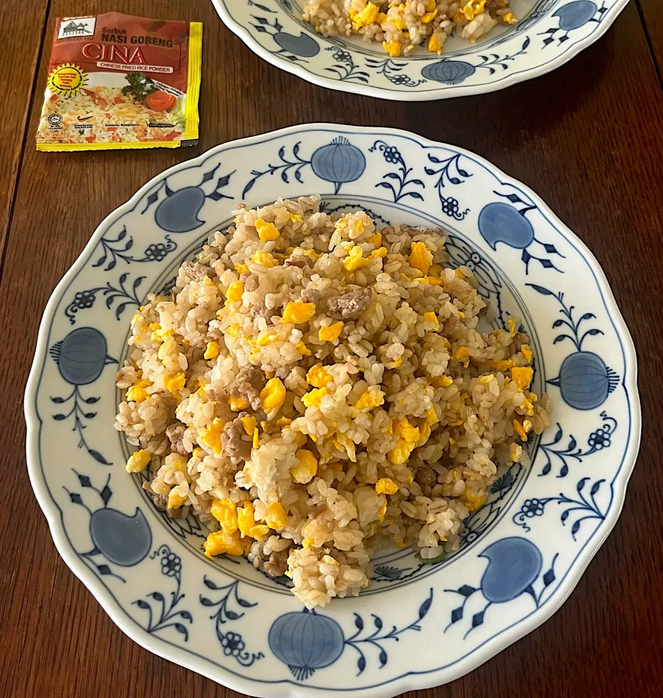 Snapdishの料理写真:ブランチ♯ナシゴレン|小松菜さん