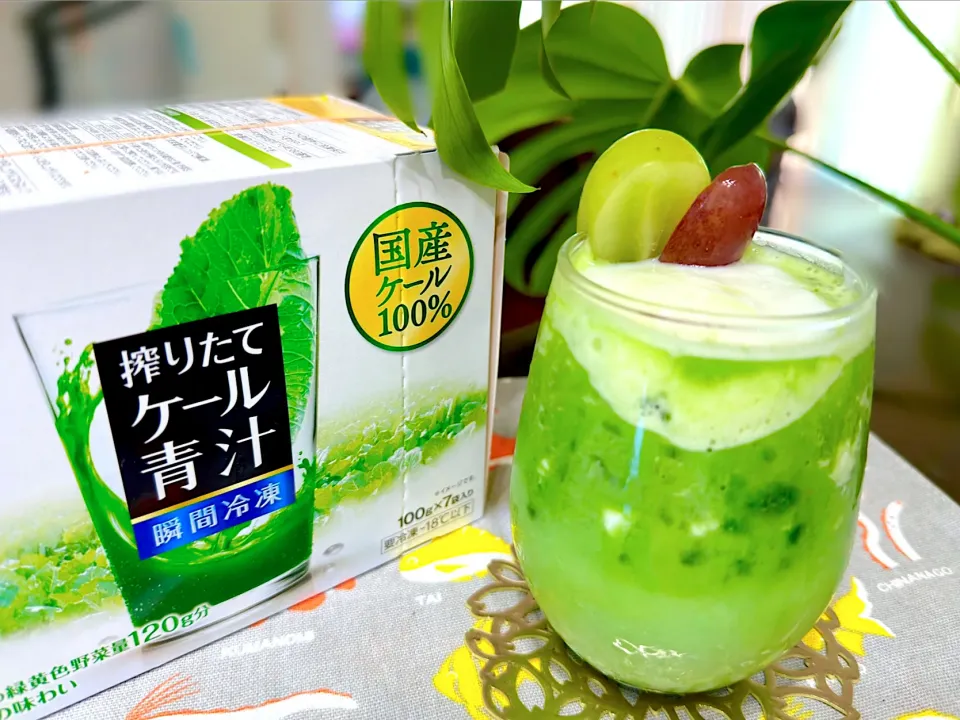 ケール青汁🥬ヨーグルトスムージー|ひろりんさん