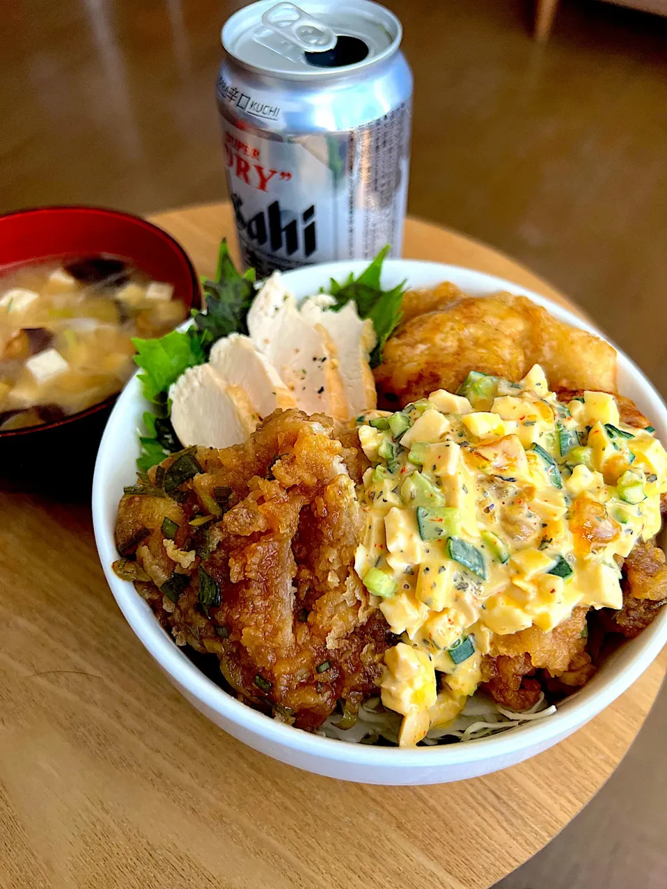 Snapdishの料理写真:鶏づくし丼|takaさん