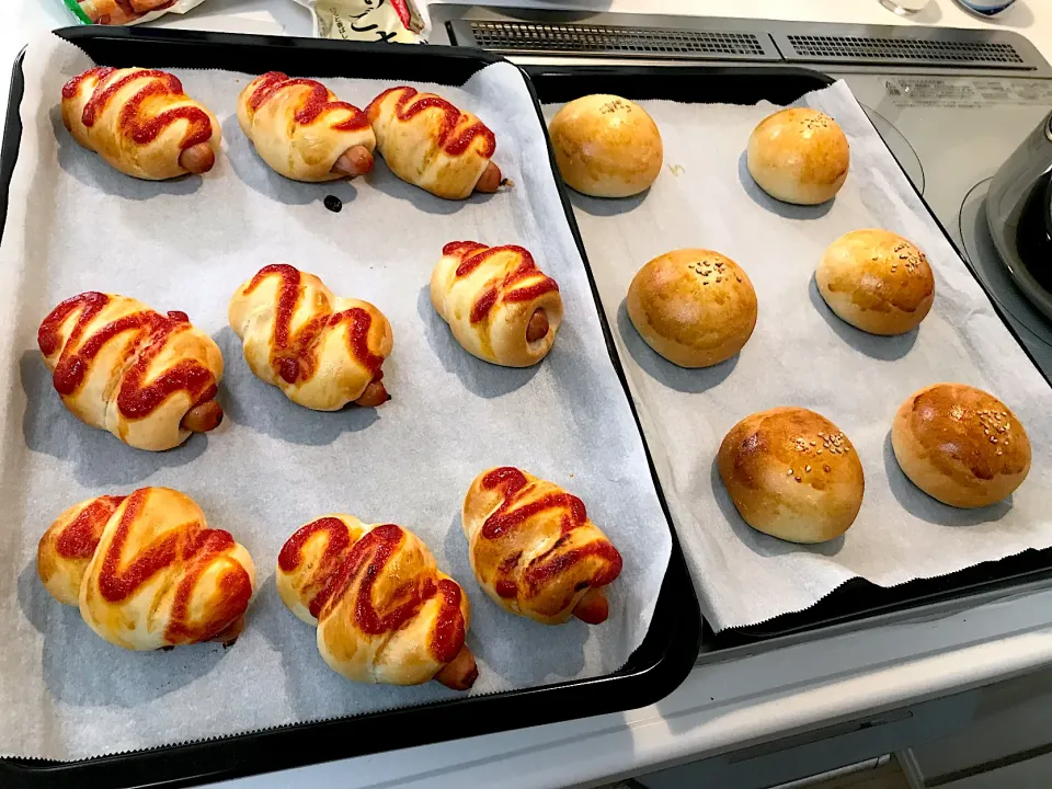 ウインナーパン🥐あんぱん🥐|kibutoriさん