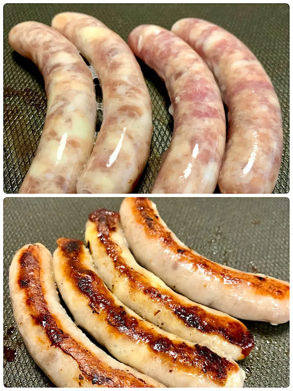 Snapdishの料理写真:A little too salty, but a good start Sunday off with homemade salsiccia (Italian fresh pork sausage) for breakfast😃|gonbenさん