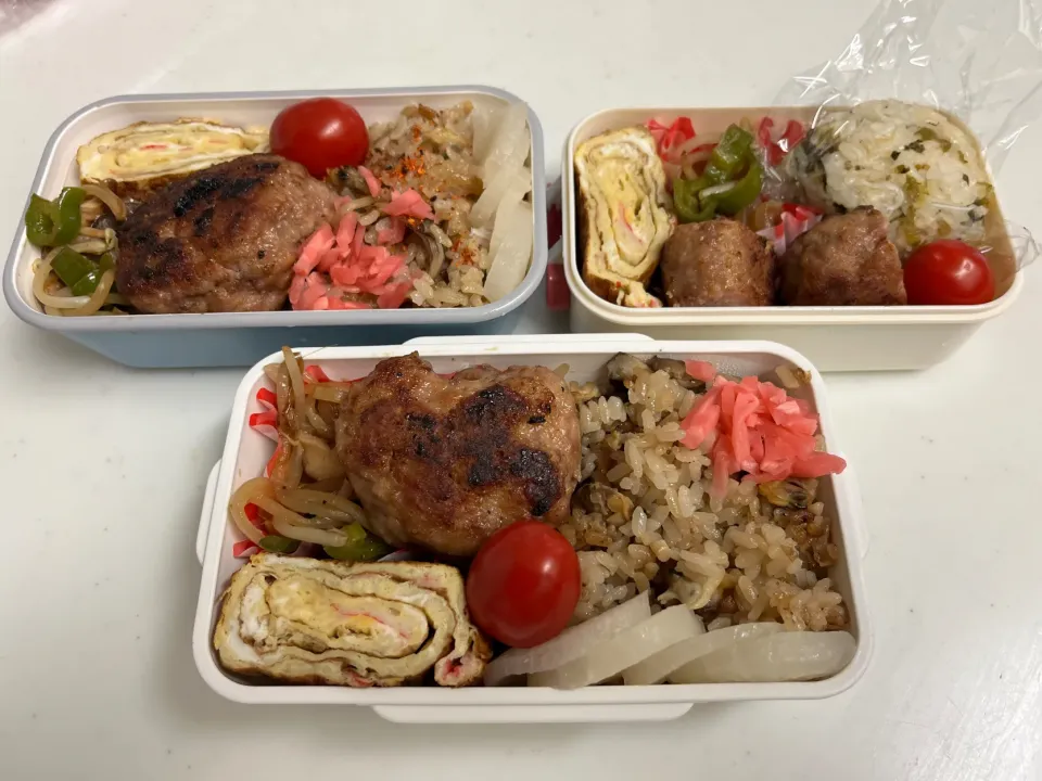 Snapdishの料理写真:娘と妻と僕のお弁当|もとくんさん