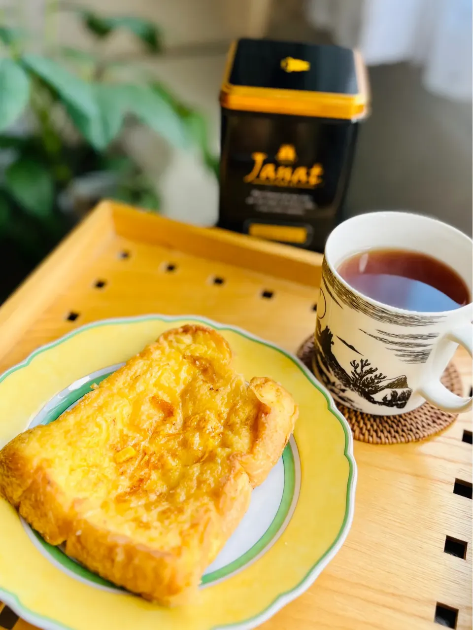 柚子の香りが爽やかなフレンチトースト& ジャンナッツ アールグレイティー🇫🇷 Yuzu French Toast & Janat Earl Grey Tea|アッコちゃん✨さん