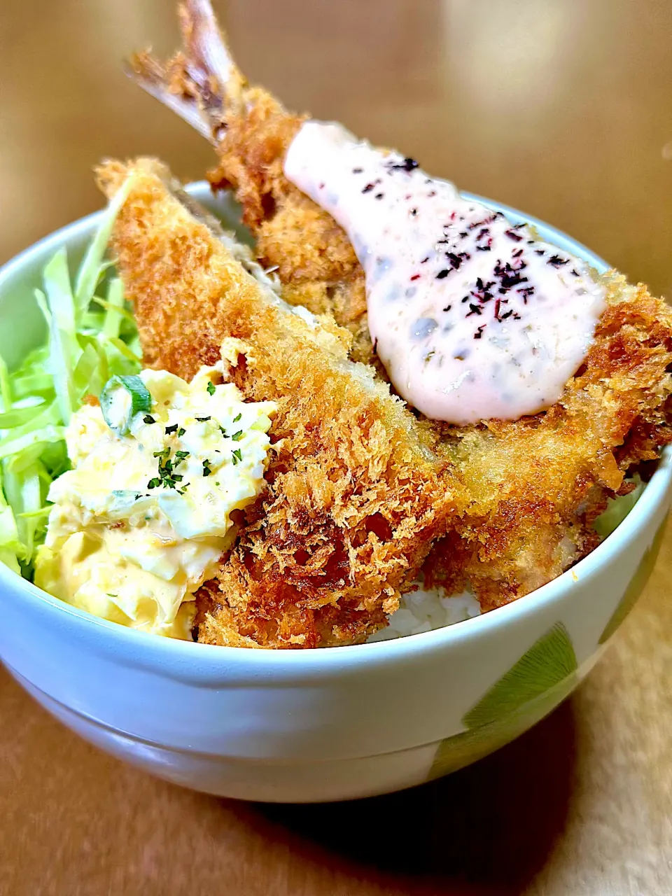 鯵フライ丼|ichiさん