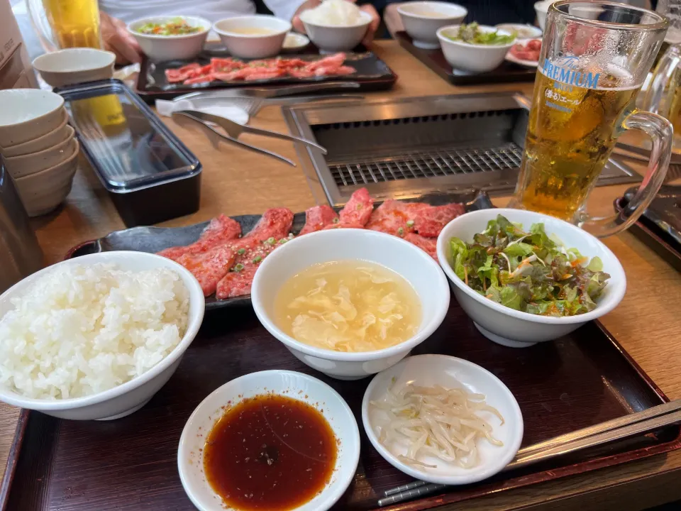 昼間っからビールな焼肉ランチ|Riccaさん