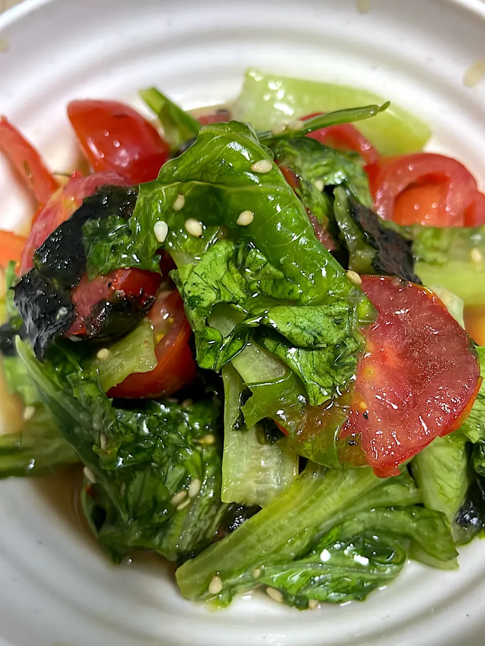 ミニトマト🍅とレタスのチョレギサラダ🥗|さっちーさん