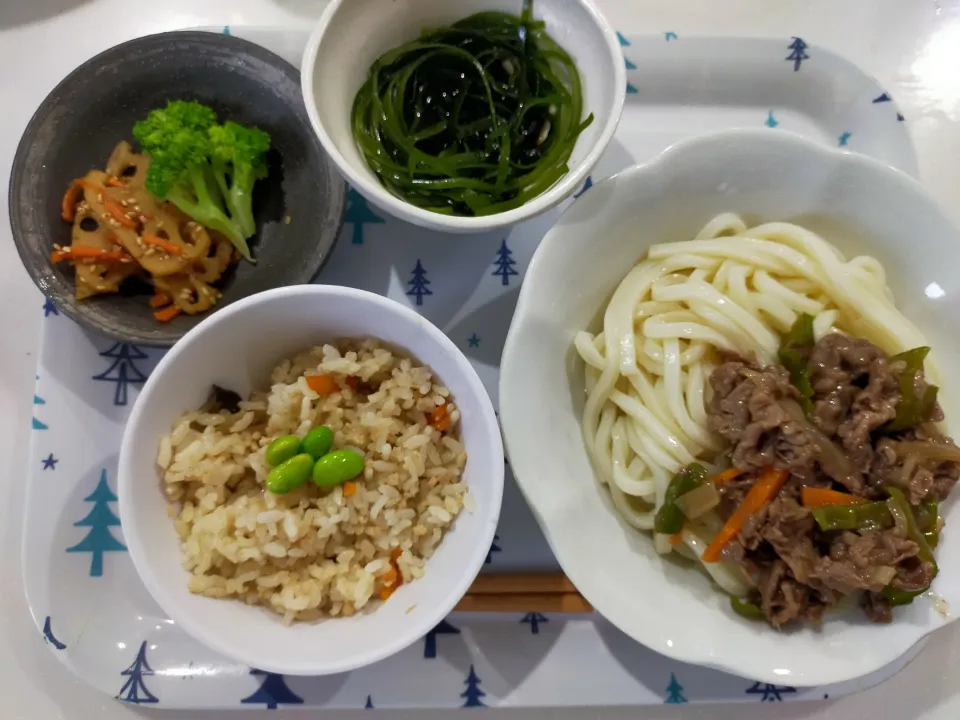 うどん定食|ちーーさん