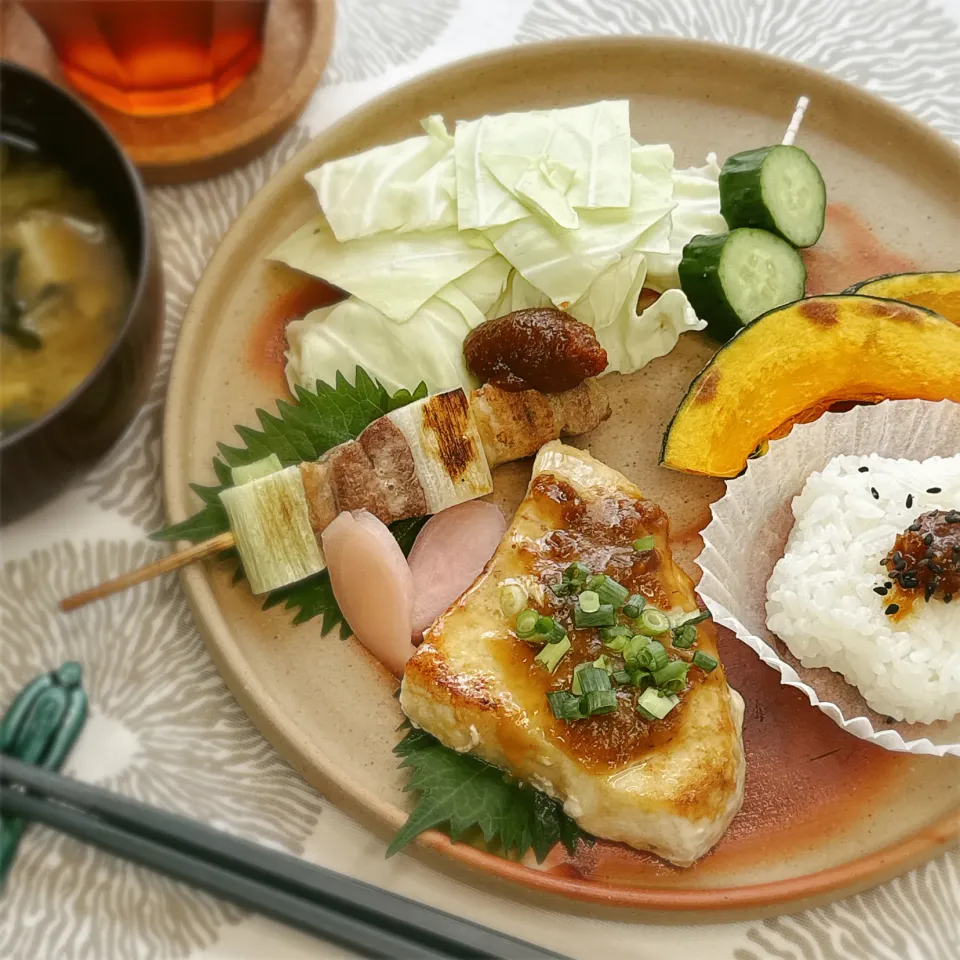 メカジキの旨マヨ唐辛子焼きワンプレートランチ|アスママさん