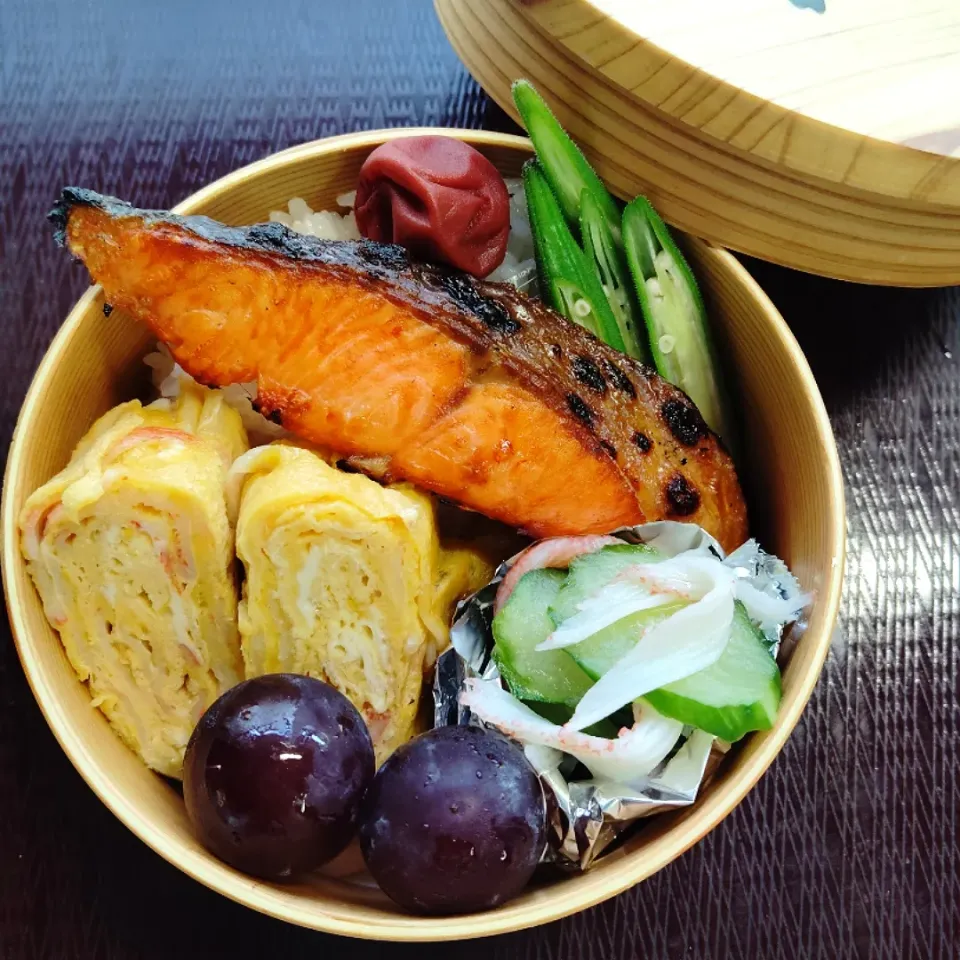 鮭弁当🌿|ゆっこさん