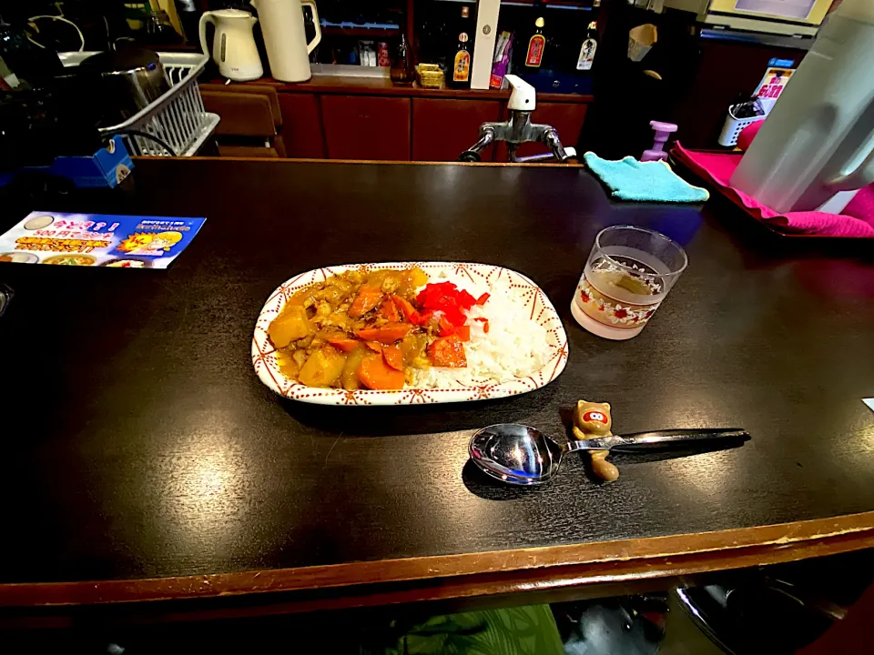 Snapdishの料理写真:ポークカレー🌈¥500.-|dabasyuさん