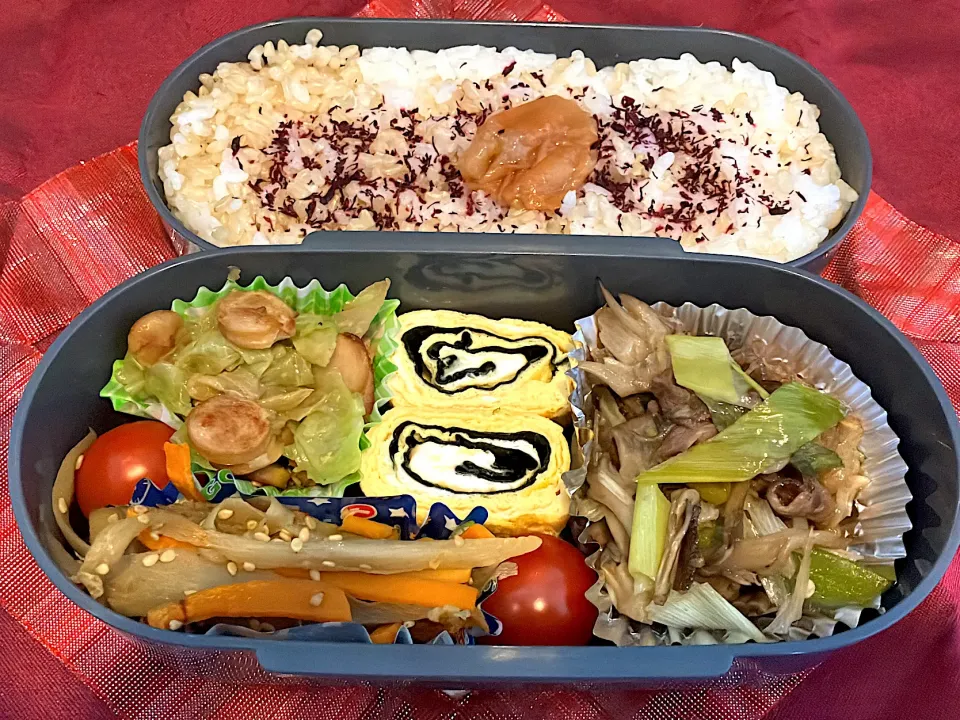 Snapdishの料理写真:3️⃣ー 1日目  息子弁当|れいちんさん