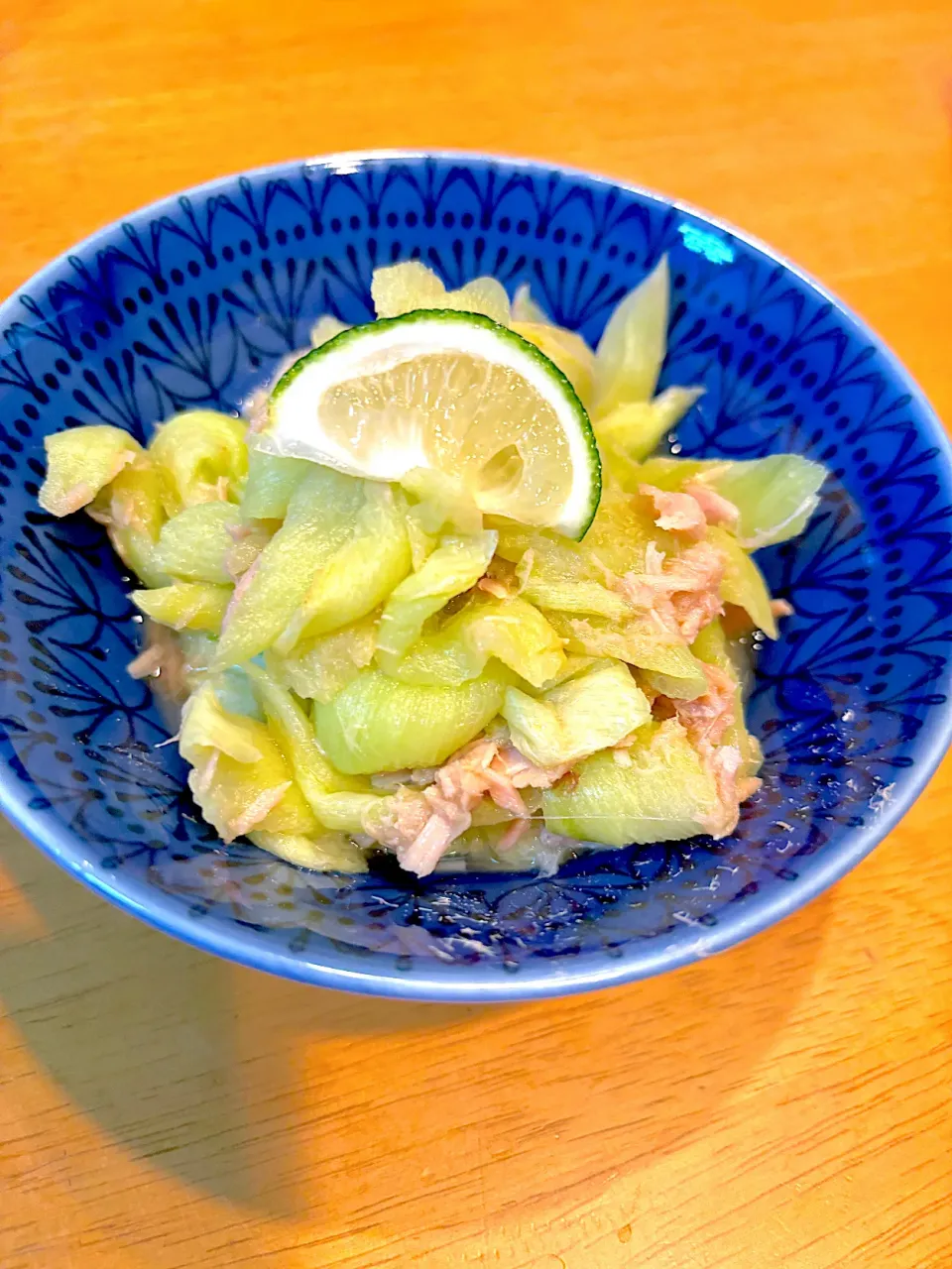 ハスガラとツナの酢の物〜へベス添え|めぐみさん