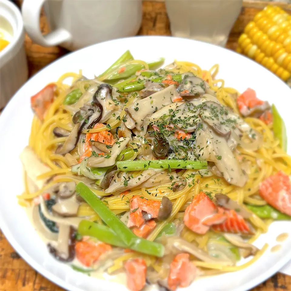 今日も「朝パー」(朝パスタ)…🍝|にょんにいさん