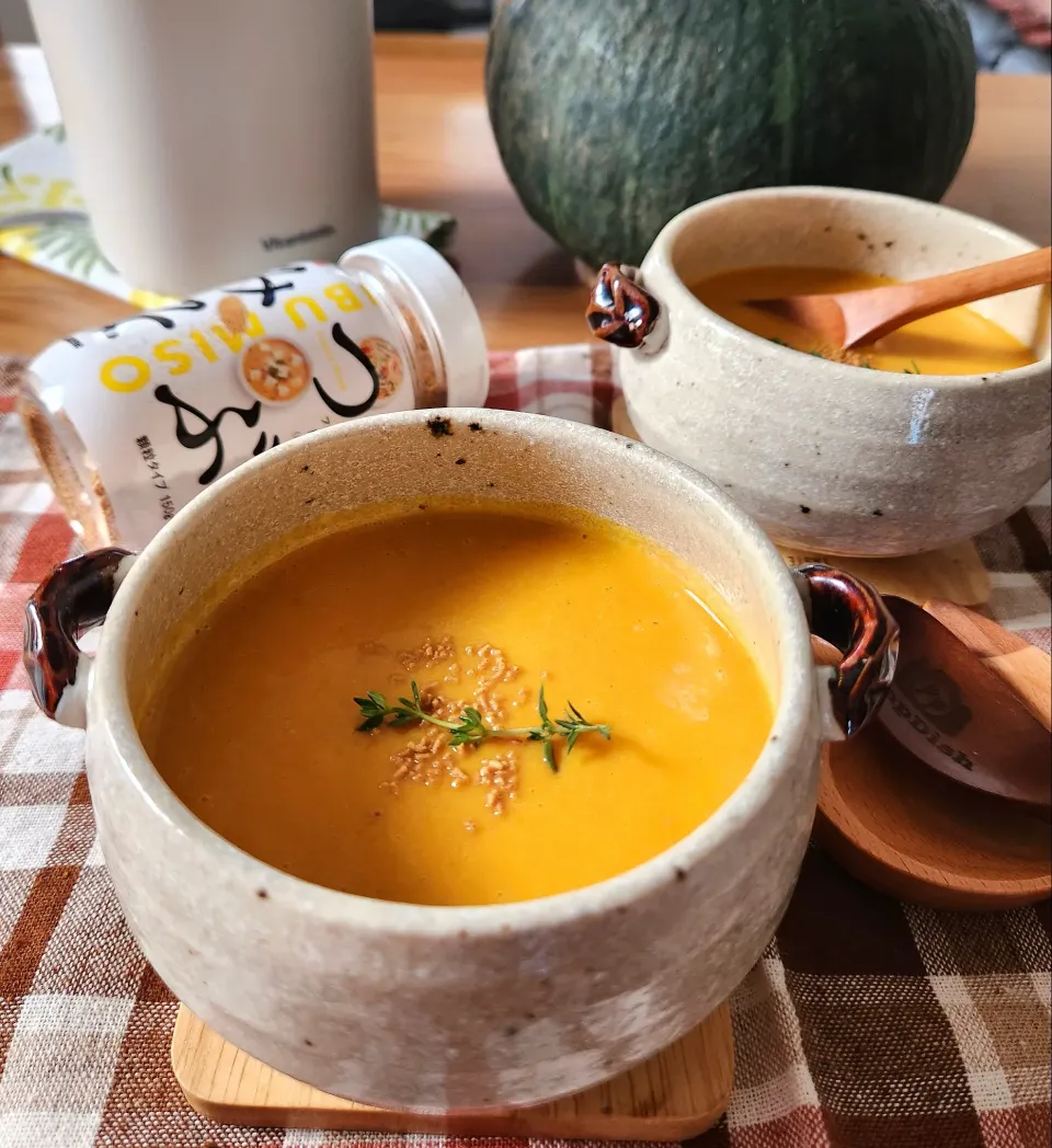 にゃんぺこさんの料理 🥘かぼちゃのトマみそポタージュ🥘|ナオミさん