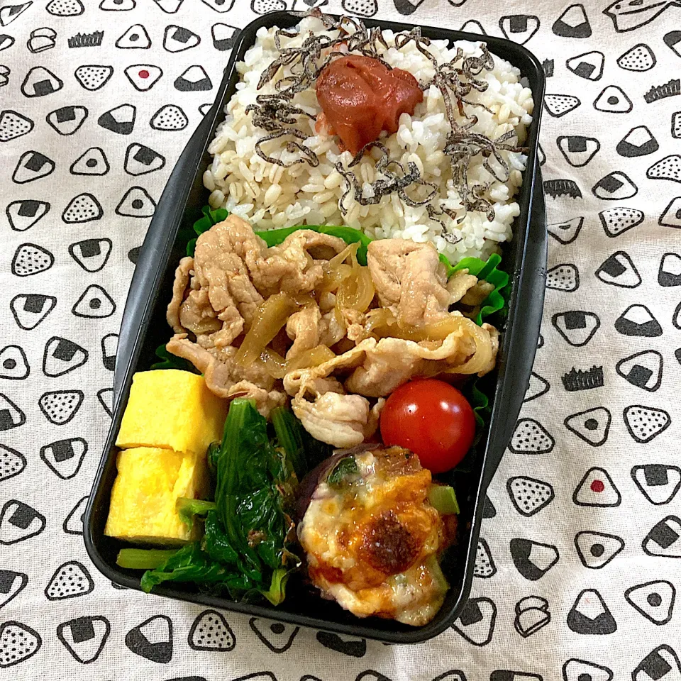 Snapdishの料理写真:生姜焼き弁当|SaDaさん