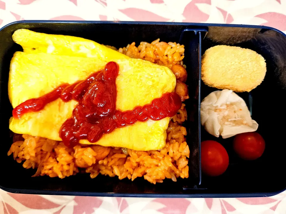 オムライス❤️旦那さんお弁当❤️|かおるcitronさん