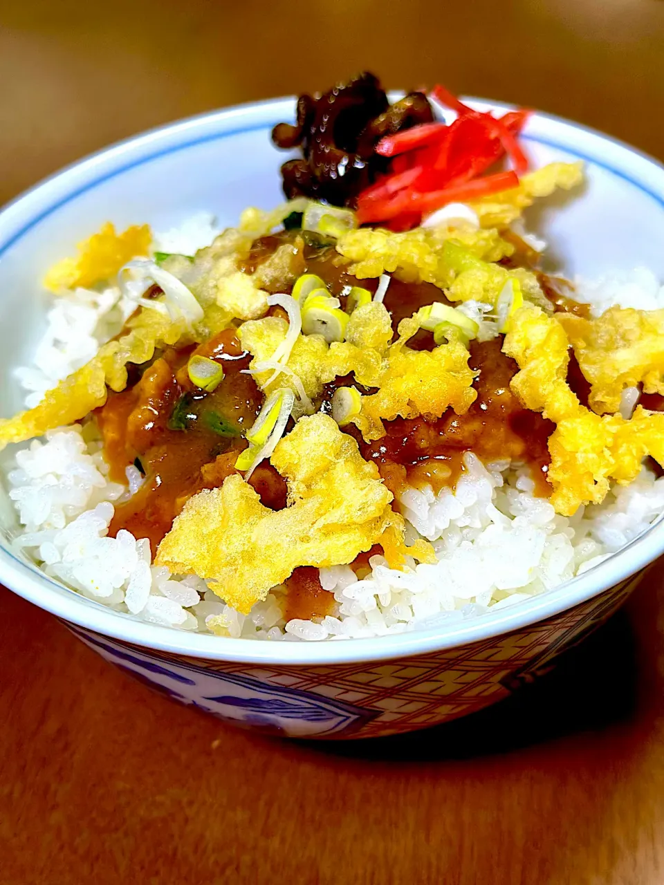 Snapdishの料理写真:たぬきカレー丼|ichiさん