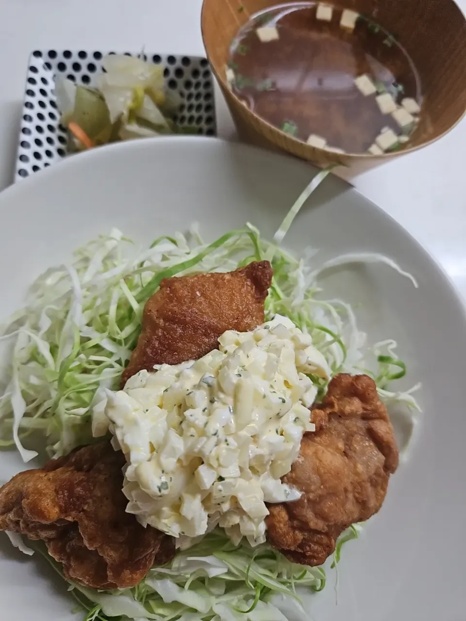 ☆昼☆唐揚げ丼。朝息子が退院しました(*’ω’ﾉﾉﾞ☆ﾊﾟﾁﾊﾟﾁ|ｼｮｺﾗさん