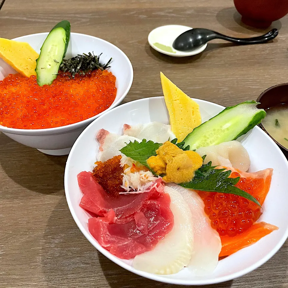 宝石丼といくら丼★小樽海鮮あか・あお・きいろ|leimomiさん