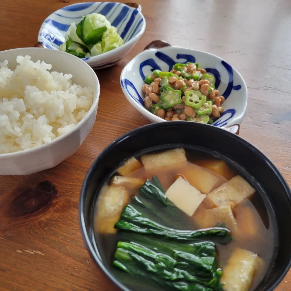 納豆定食、、、|あんさん