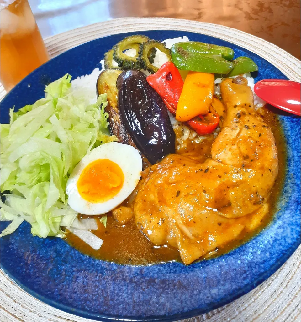 スパイシーチキンカレー🍗|びせんさん