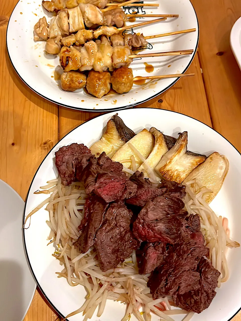 先日のBBQの残りをお家で焼きました！|ぺろたんさん