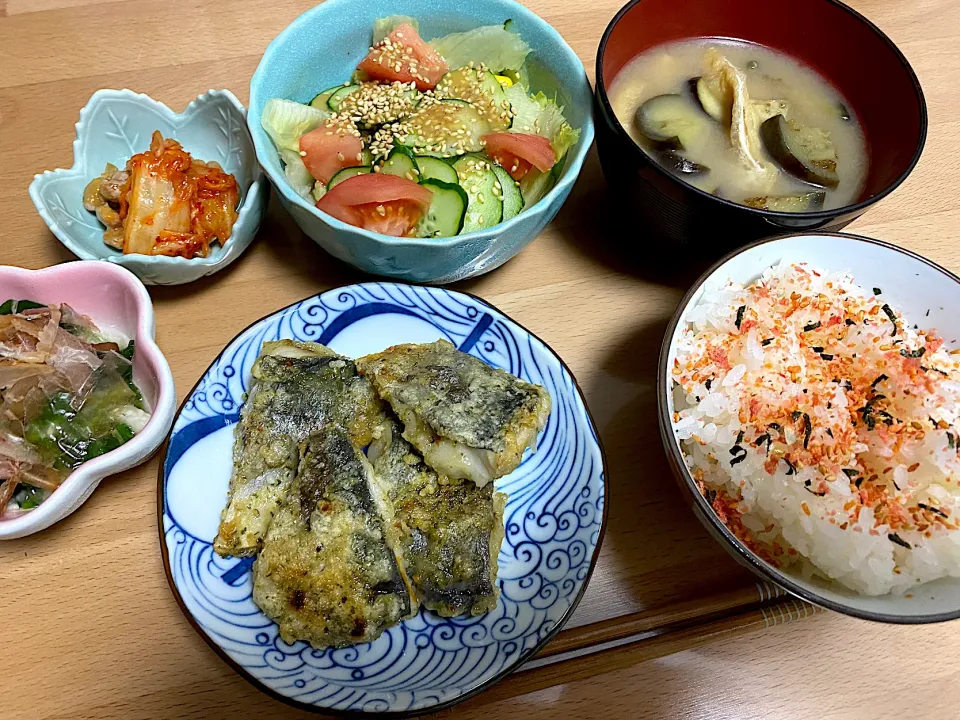 鯖の唐揚げ定食🍚🐟|かおちゃんさん