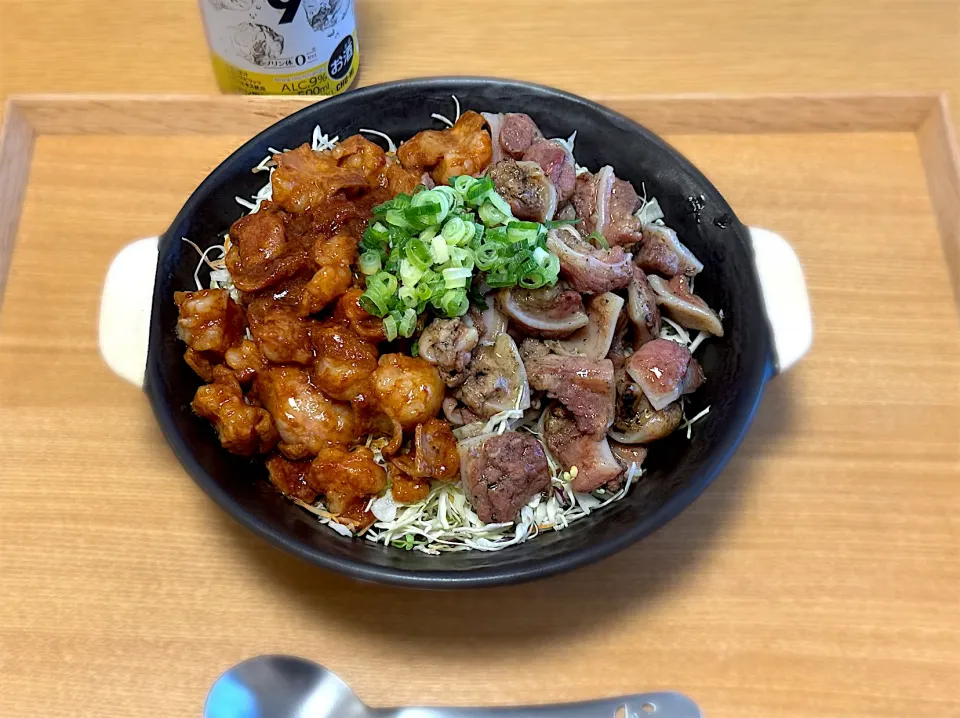 豚軟骨ホルモン丼|崇史Ｆさん