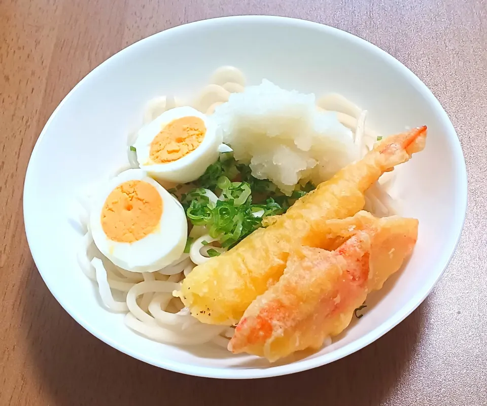 天ぷらおろしうどん、昆布ポン酢かけ|ナナさん