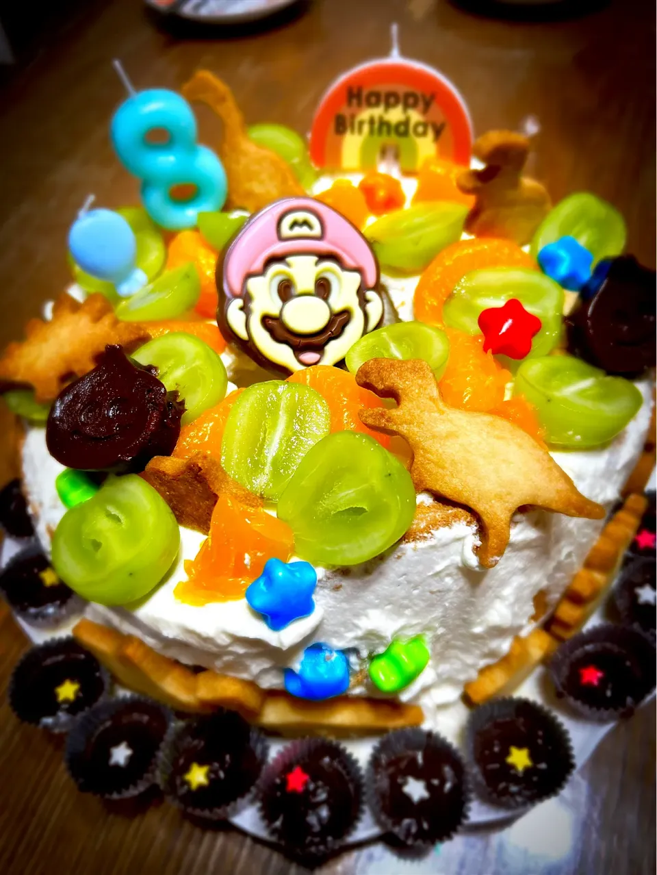 Snapdishの料理写真:ちょっと早めの誕生日ケーキ🎂|ねこまんまさん