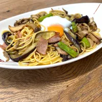 Snapdishの料理写真:具沢山よくばりパスタ〜五右衛門風〜|ゆーさん