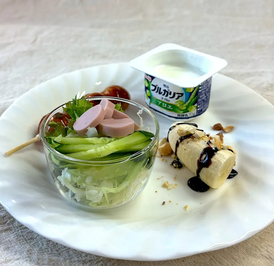 朝ごはんにちょこっとサラダ|かっちゃん杉さん