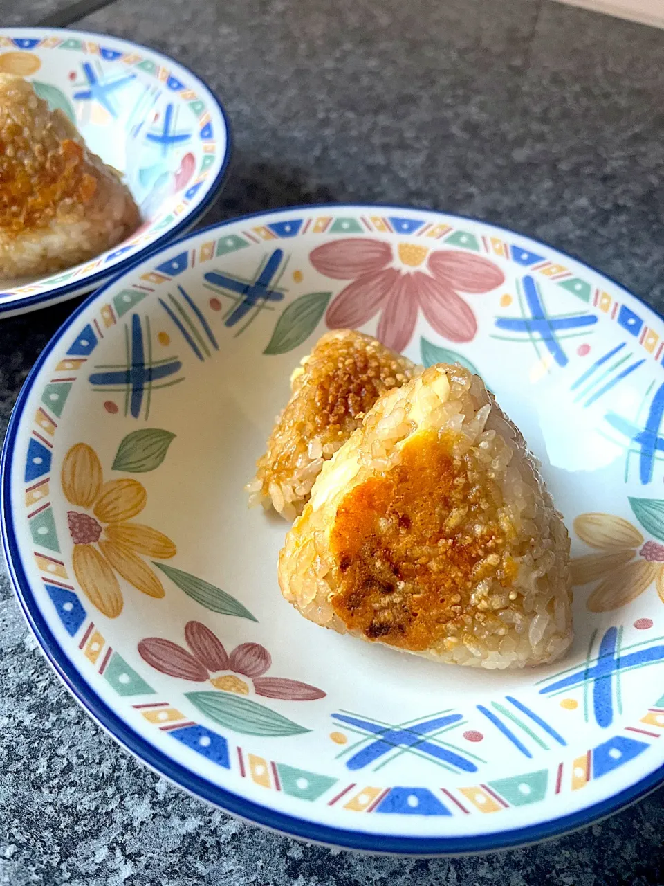 醤油バターチーズ焼きおにぎり|きなこさん