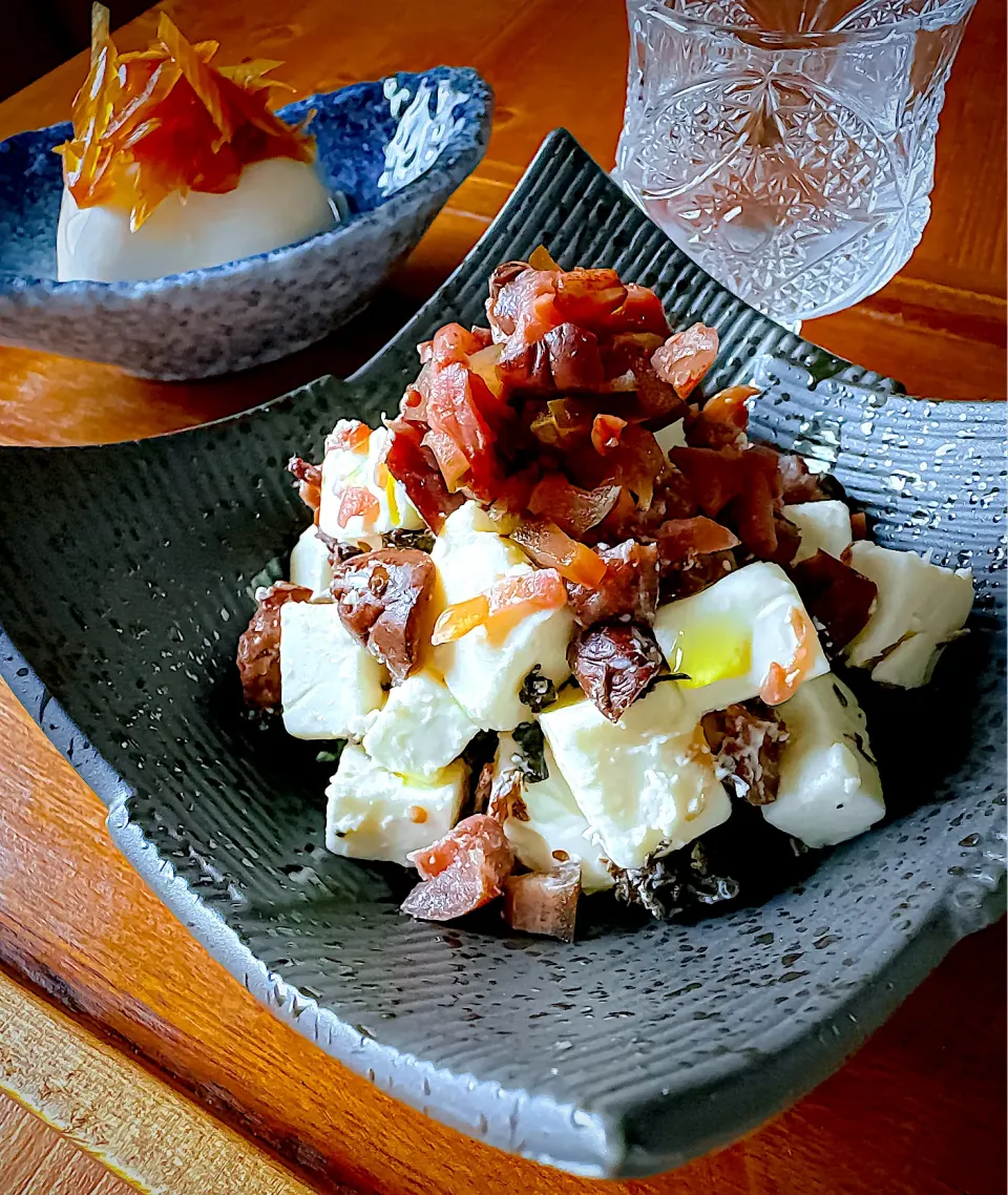 サミカさんの料理 しば漬け～クリームチーズ和え～|にゃんぺこさん