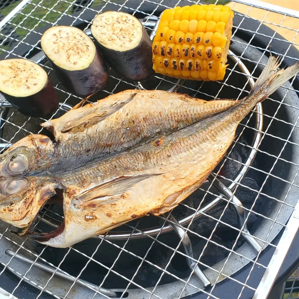 Snapdishの料理写真:七輪焼き|オハナシマンさん