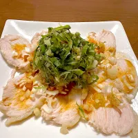 Snapdishの料理写真:鶏むね肉のおつまみ|TMGEさん