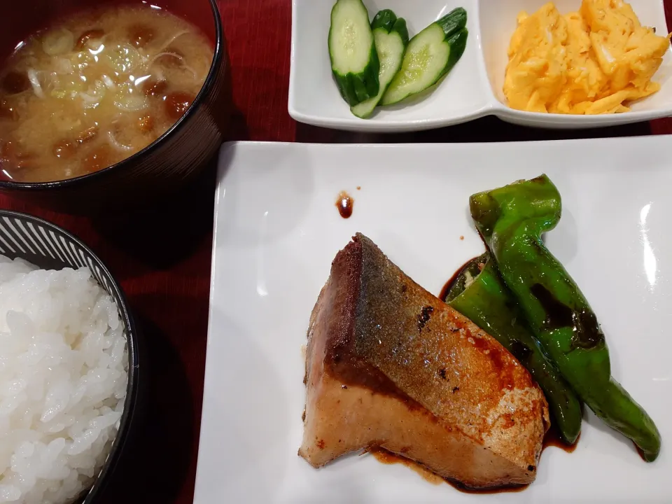 鰤照焼き|伊藤央さん