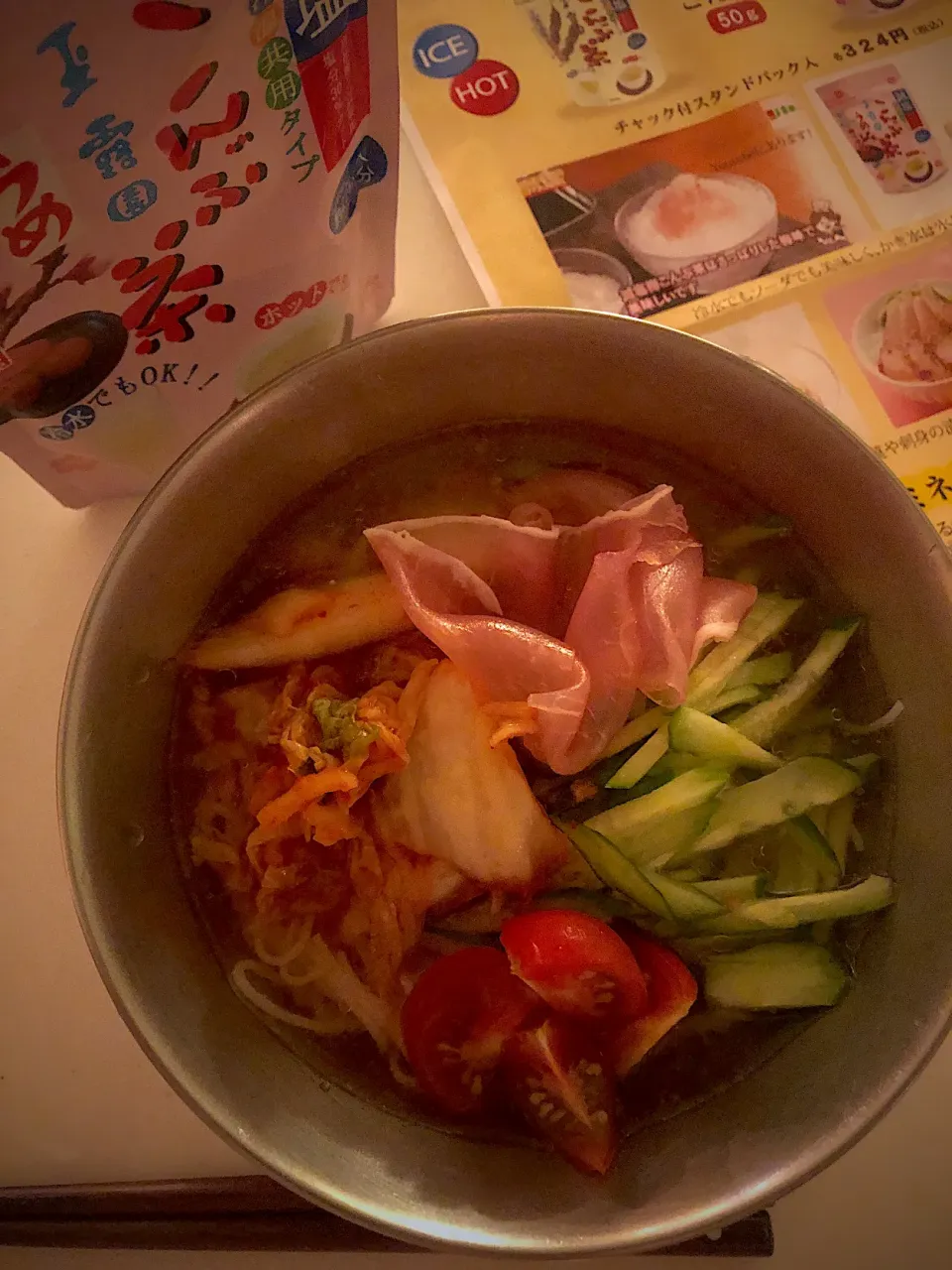 Snapdishの料理写真:お素麺で冷麺！|Tina Tomoko😋さん