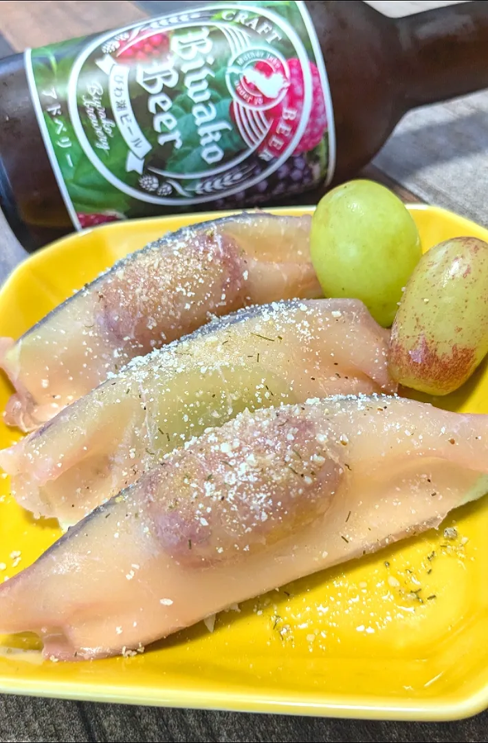 Snapdishの料理写真:天山🍇リザマートを水茄子🍆と共に
生ハムdeくるりんちょ|ひとみんΨ(*´∀｀)Ψさん