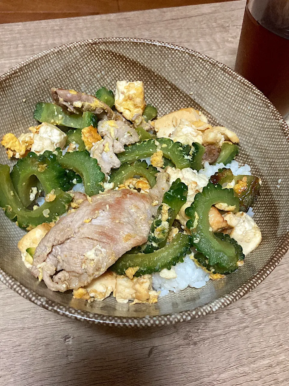 ゴーヤチャンプル丼|アラサーOL腸活中！！さん